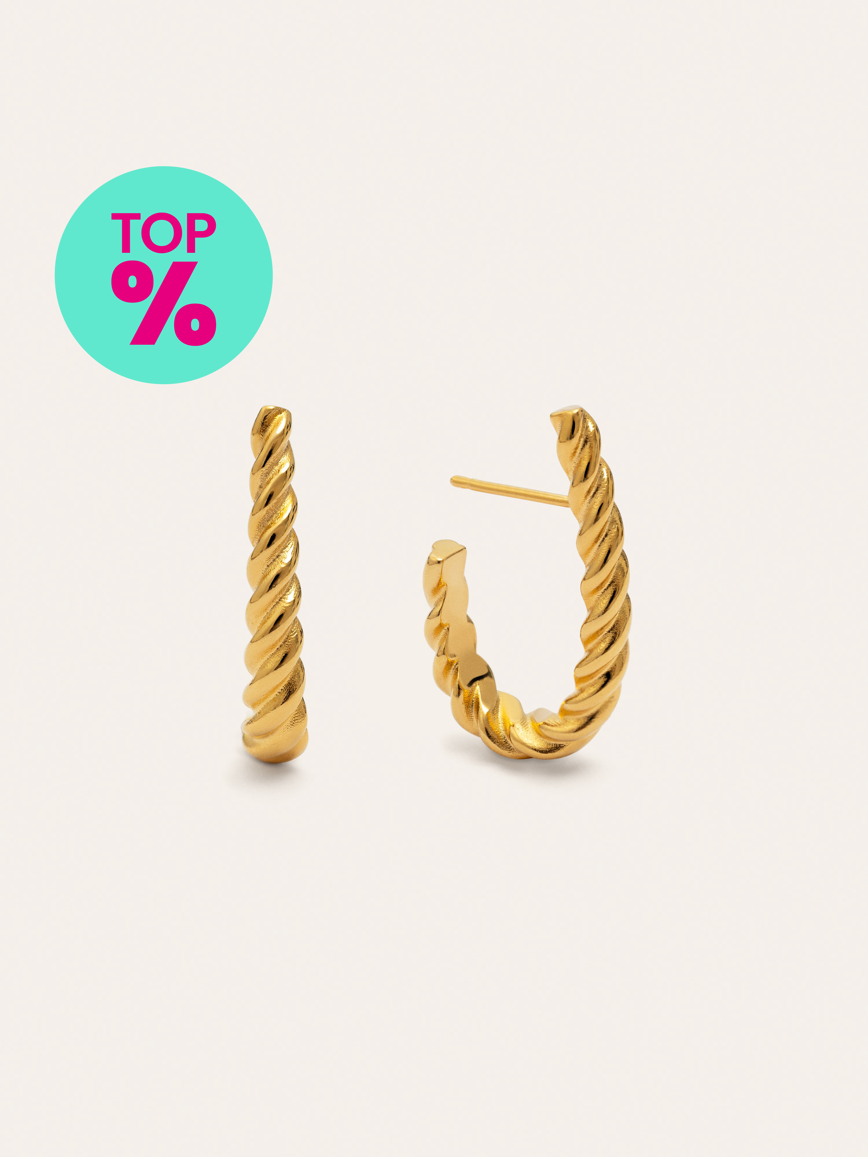 Tressia Gold Earrings 