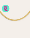 Lisse S Gold-Plated Stainless Steel Necklace