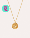 Solstice Sun Necklace 18kt Gold Plated