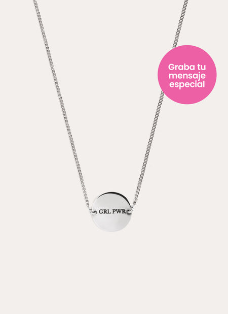 Collar Personalizado Moon Plata