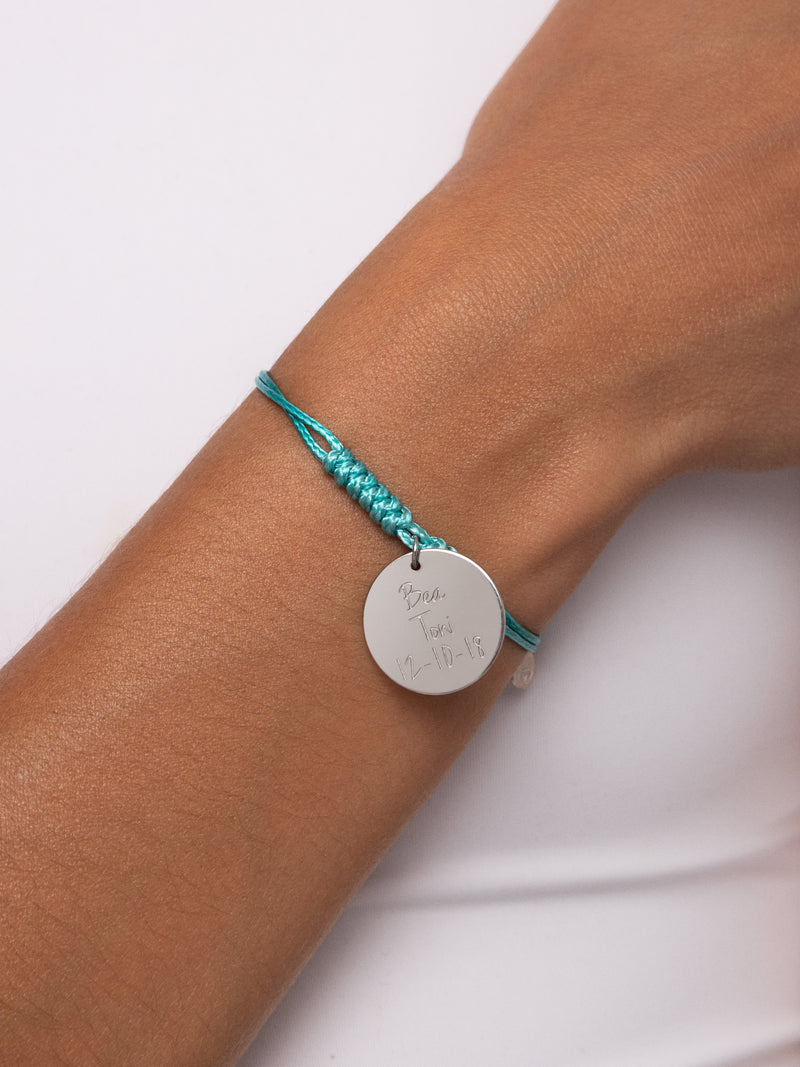 Pulseira Personalizada Dream Chic Emerald Prata