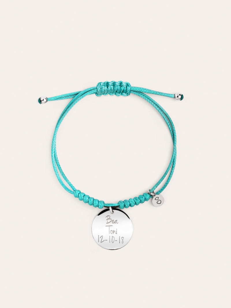 Pulseira Personalizada Dream Chic Emerald Prata