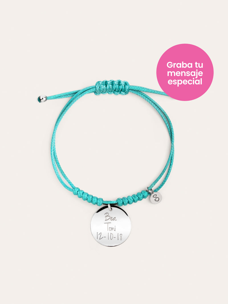 Pulseira Personalizada Dream Chic Emerald Prata