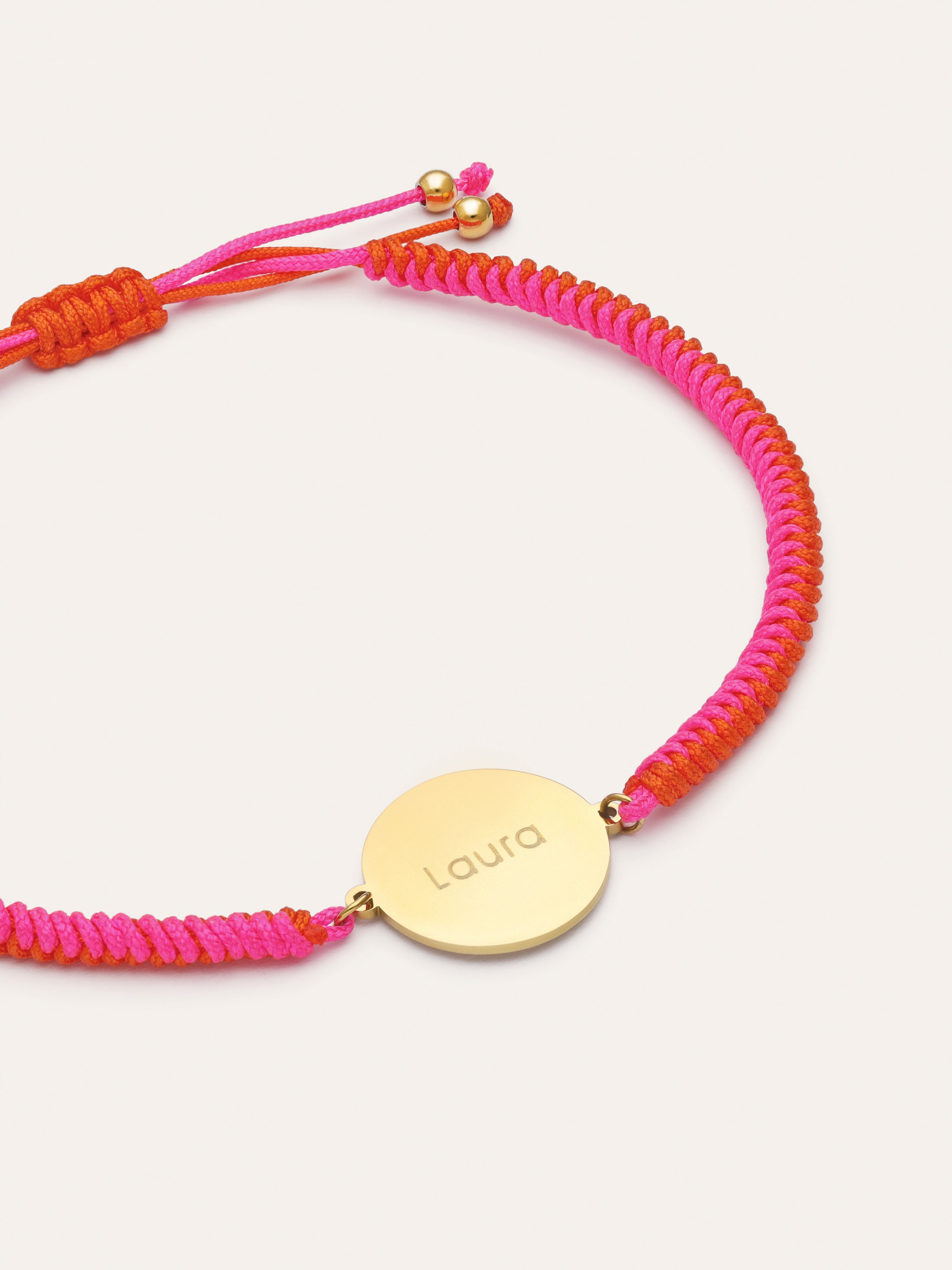 Pulseira Personalizada Moon Pôr do Sol Néon Aço Banhado a Ouro