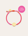 Bracelet Personnalisé Moon Coucher de soleil Néon Acier Plaqué Or