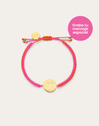 Pulseira Personalizada Moon Pôr do Sol Néon Aço Banhado a Ouro