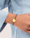 Pulseira personalizada Moon Marea em Aço com banho de Ouro