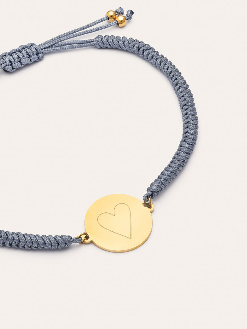 Pulseira personalizada Moon Marea em Aço com banho de Ouro