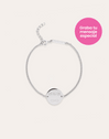 Pulsera Personalizada Little Moon Plata