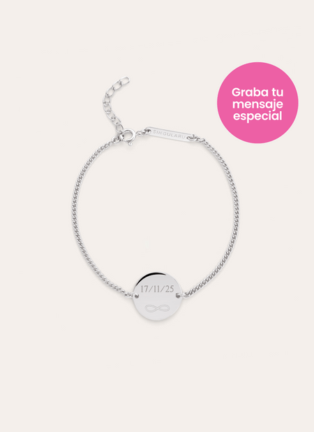 Pulseira Personalizada Little Moon Prata