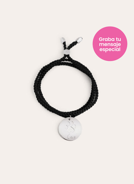 Pulseira Personalizada Pegada Prata