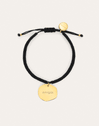 Pulsera Personalizada Medallón Organic Negro Acero Baño Oro