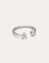 Anello Personalizzato Letter Spark Acciaio