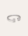 Anello Personalizzato Letter Spark Acciaio