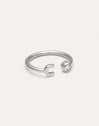 Anello Personalizzato Letter Spark Acciaio