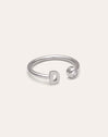 Anello Personalizzato Letter Spark Acciaio