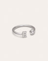 Anello Personalizzato Letter Spark Acciaio