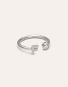 Anello Personalizzato Letter Spark Acciaio
