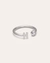 Anello Personalizzato Letter Spark Acciaio