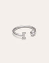 Anello Personalizzato Letter Spark Acciaio