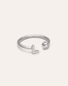 Anello Personalizzato Letter Spark Acciaio