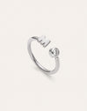 Anello Personalizzato Letter Spark Acciaio