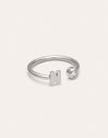 Anello Personalizzato Letter Spark Acciaio