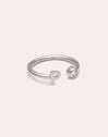 Anello Personalizzato Letter Spark Acciaio