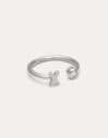 Anello Personalizzato Letter Spark Acciaio