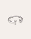 Anello Personalizzato Letter Spark Acciaio