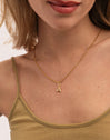 Charm Personalizado Inicial Organic Colors Banho de Ouro