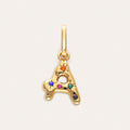 Charm Personalizado Inicial Organic Colors Baño Oro