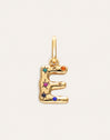 Charm Personalizado Inicial Organic Colors Banho de Ouro