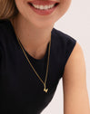 Charm Personalizado Inicial Organic Colors Banho de Ouro