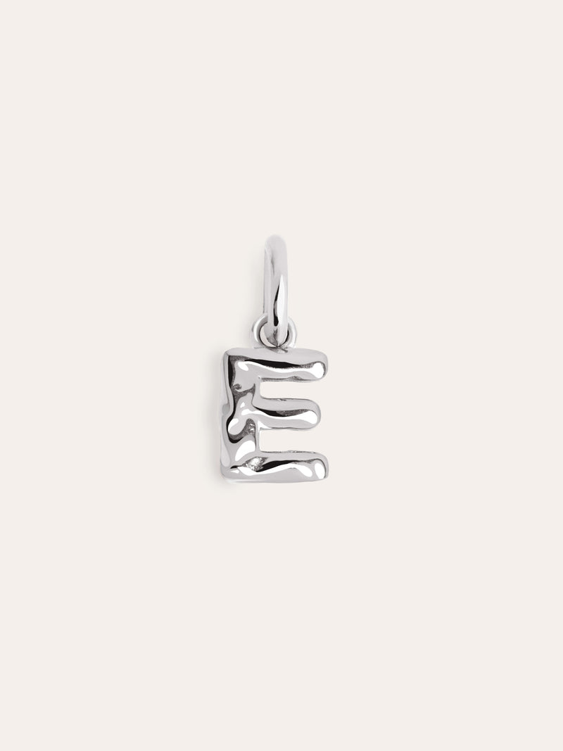 Charm Letter Organic Prata