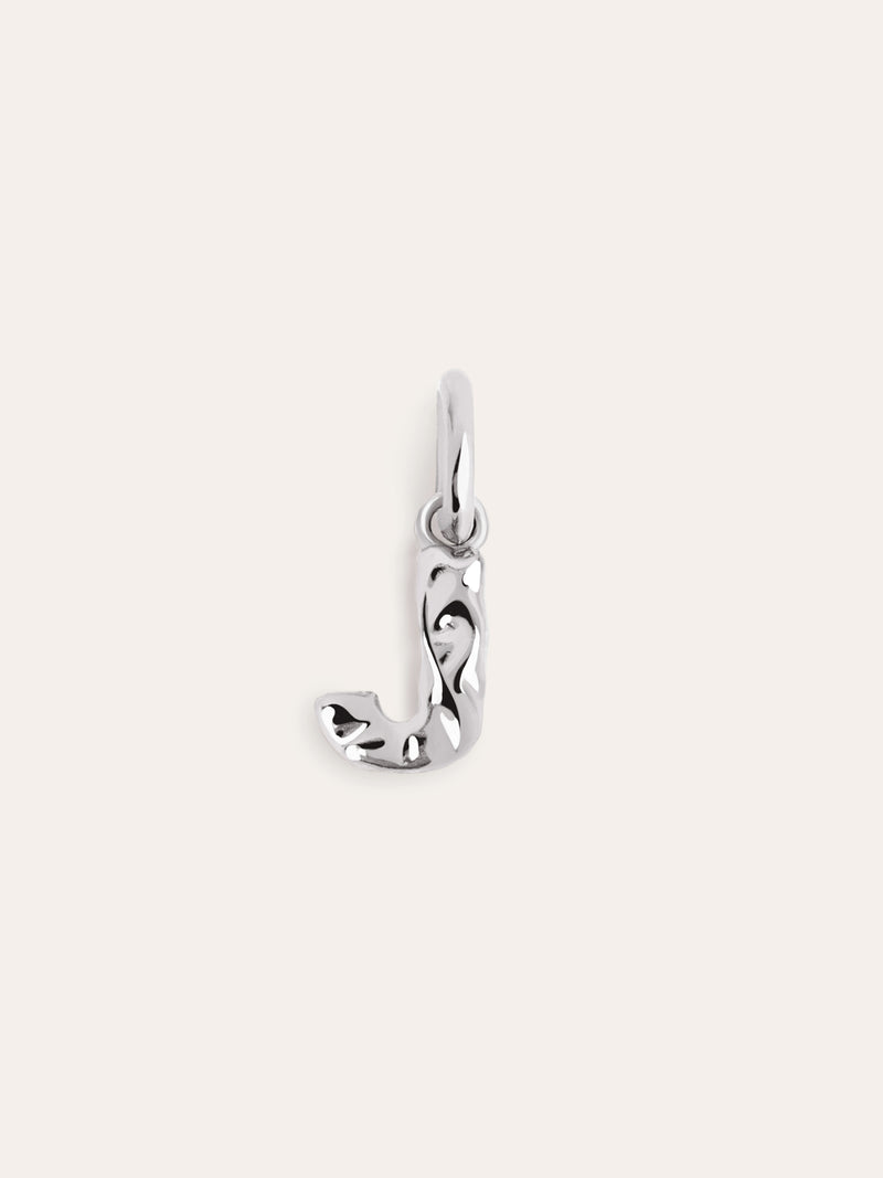 Charm Letter Organic Prata