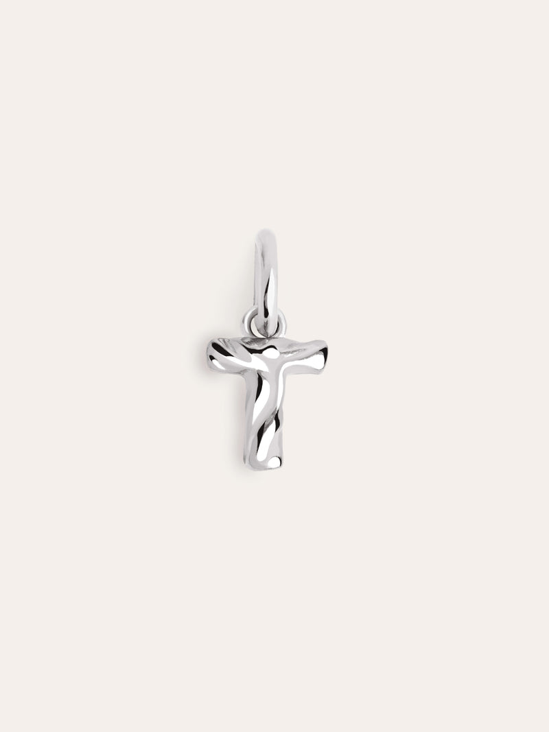 Charm Letter Organic Prata