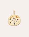Charm Personalizado Organic Colors Letter Baño Oro