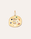 Charm Personalizado Organic Colors Letter Baño Oro