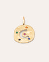 Charm Personalizado Organic Colors Letter Baño Oro