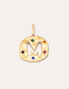 Charm Personalizado Organic Colors Letter Baño Oro