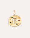 Charm Personalizado Organic Colors Letter Baño Oro