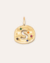 Charm Personalizado Organic Colors Letter Baño Oro