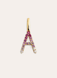 Charm Letter Spark Sakura vergoldet