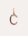 Charm Letter Spark Sakura 18K Gold Plated