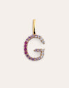 Charm Letter Spark Sakura 18K Gold Plated