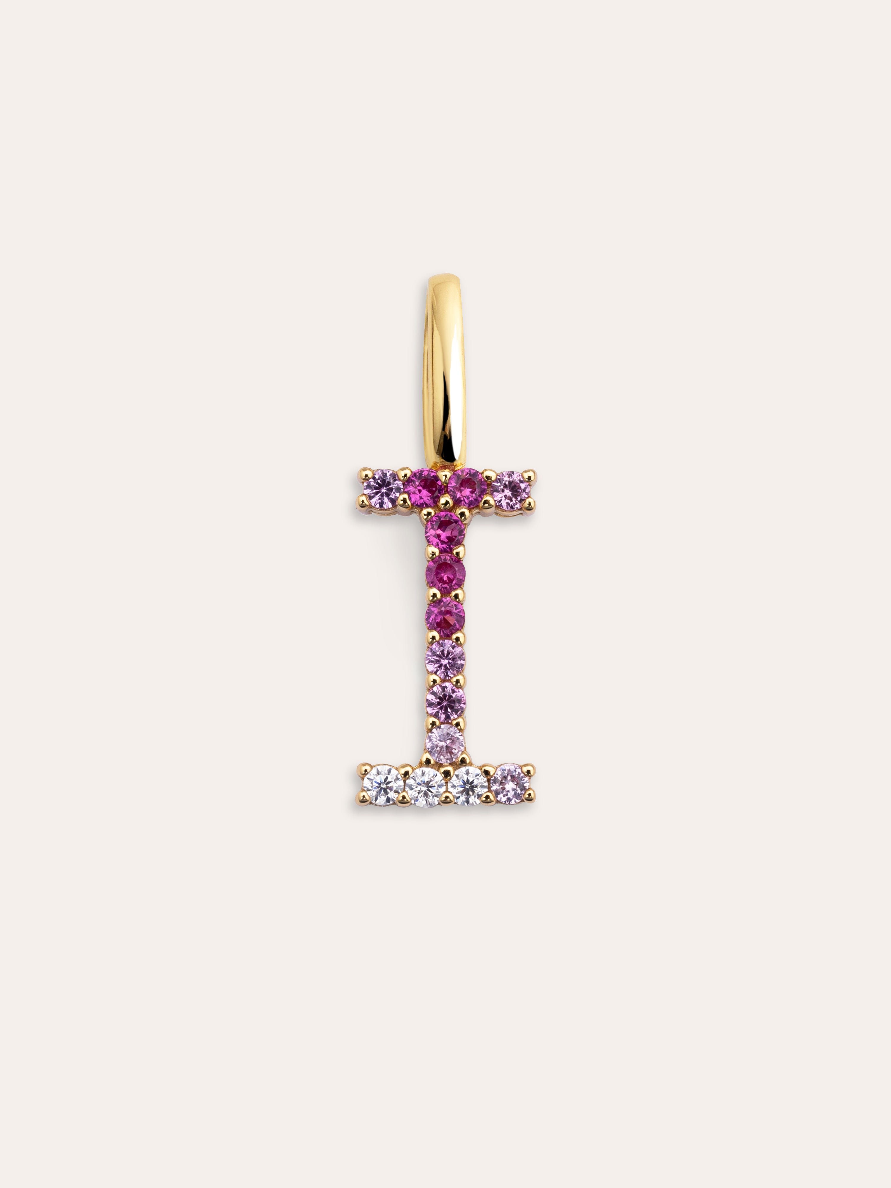 Charm Letter Spark Sakura 18K Gold Plated