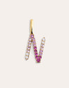 Charm Letter Spark Sakura 18K Gold Plated