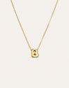 Hailey Letter Halskette Edelstahl, vergoldet