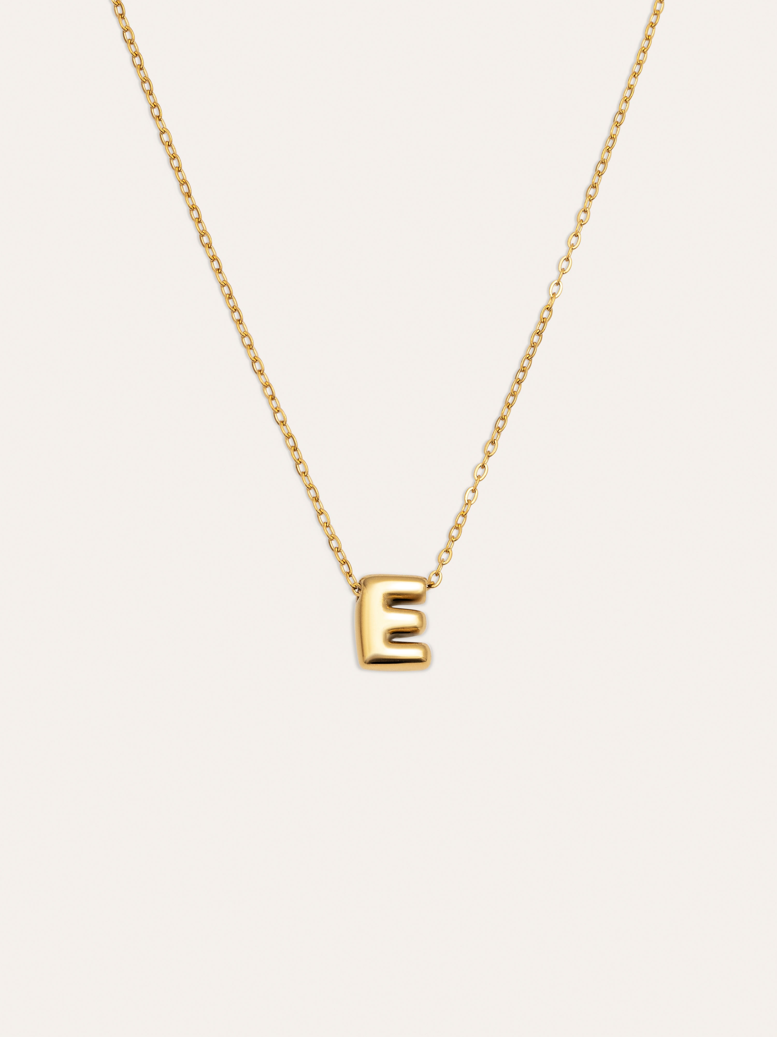 Hailey Letter Halskette Edelstahl, vergoldet